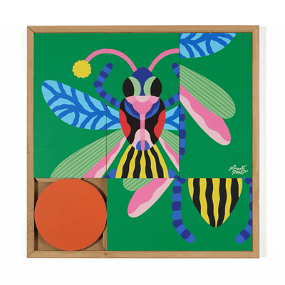 Taquin Bizzz puzzle wall art 48x48