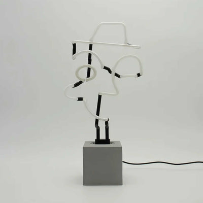 Locomocean Neon Art, wink face