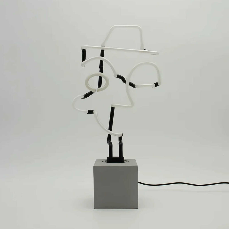 Locomocean Neon Art, wink face