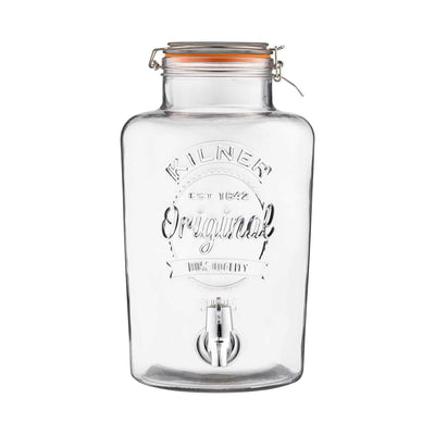 Kilner Clip Top Round Drinks Dispenser 8L