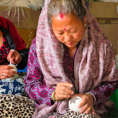 Friendsheep Wool Eco Dryer Balls, laundrybugs & floral (set-of-6)