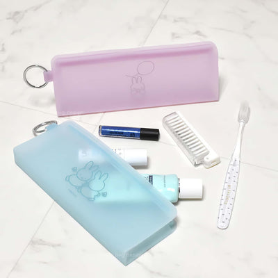 PG Design Miffy STEPPO silicone zip pouch, White