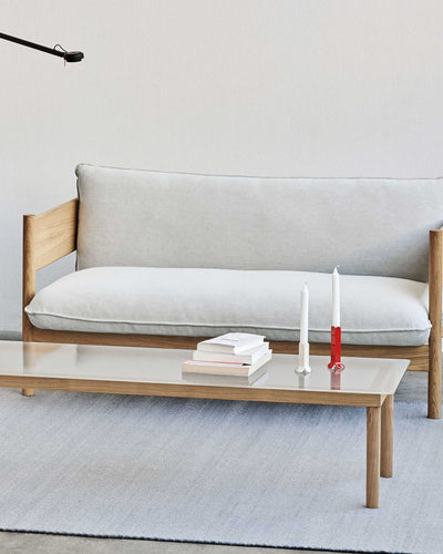 HAY Kofi coffee table with glass top (140x50cm)