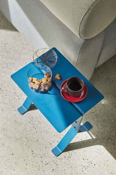 Hübsch Fold side table, petrol