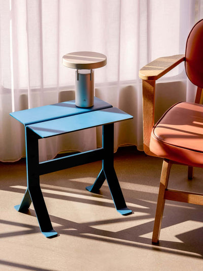 Hübsch Fold side table, petrol