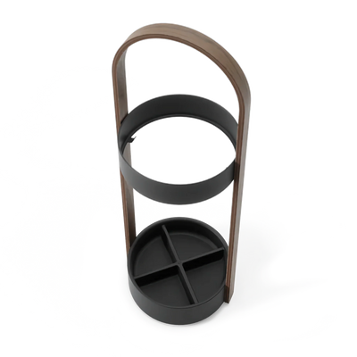 Umbra Bellwood umbrella stand, walnut