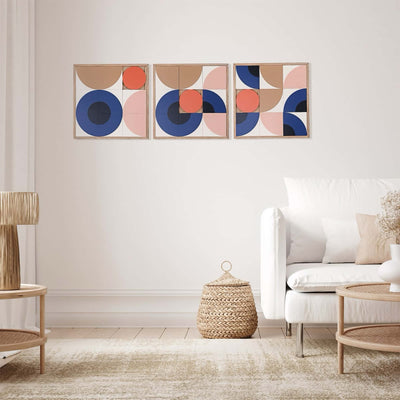 Taquin Globe puzzle wall art 48x48