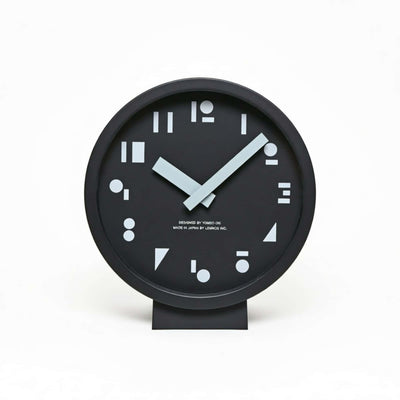 Lemnos M,S,S. table clock, black