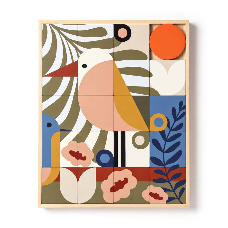 Taquin Blouma puzzle wall art 63x78