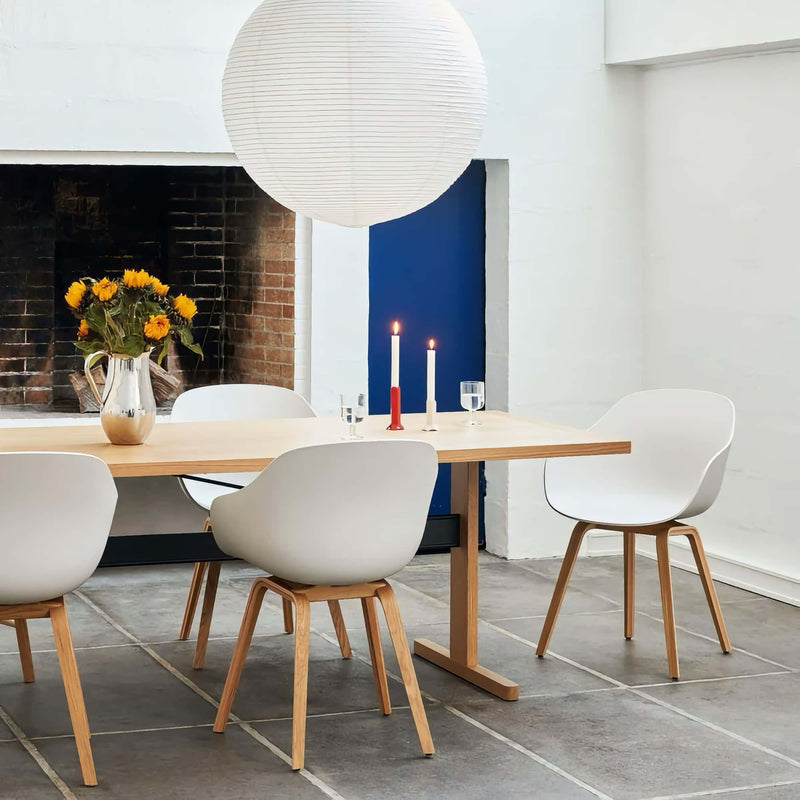 Hay AAC222 chair, melange cream 2.0/ oak