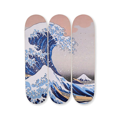 The Skateroom Under the Wave of Kanagawa (The Great Wave) Katsushika HOKUSAI skateboard