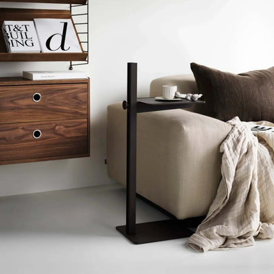 String Museum sidetable, dark brown