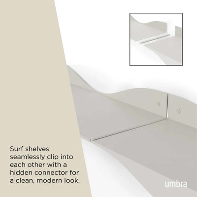 Umbra Surf shelf (set of 2), sand