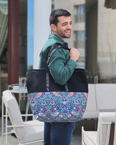 Rolser Urban Willam Morris bag, lemon