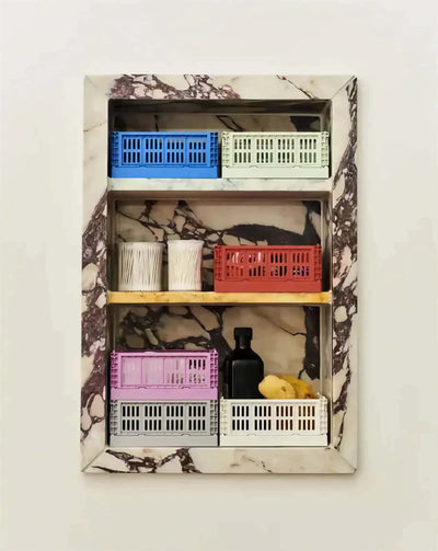 Hay Colour Crate Mini Set of 2, powder