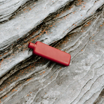 memobottle Slim Stainless Steel Red 20oz