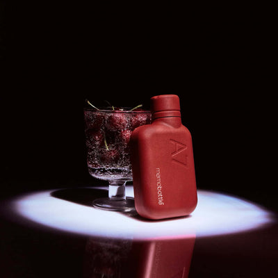 memobottle A7 Stainless Steel Red 8oz