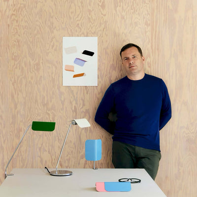 Hay Apex clip lamp, emerald green