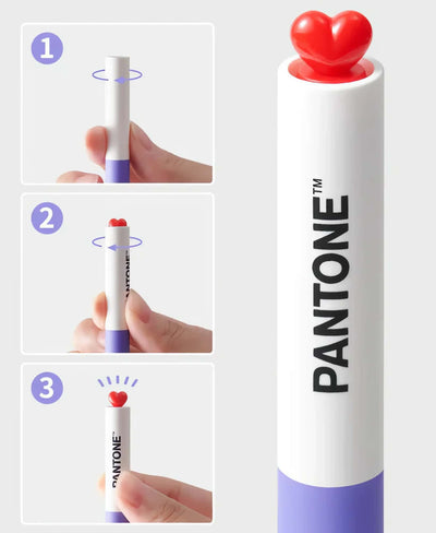 PANTONE® x Kaco gel ink pen set of 2, true red