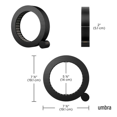 Umbra Ferris jewelry organizer, black