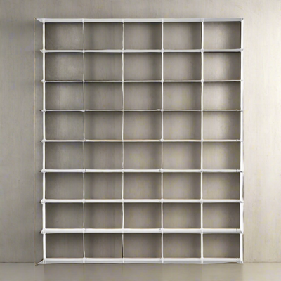 Kriptonite Krossing wall shelf 166x200cm, aluminium
