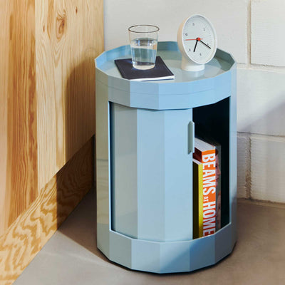 HAY Facet low cabinet, misty blue