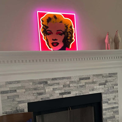Yellowpop Andy Warhol Marilyn Monroe Small Pink