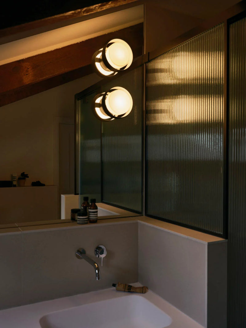Marset Plaff On 33 ceiling and wall lamp, Rust