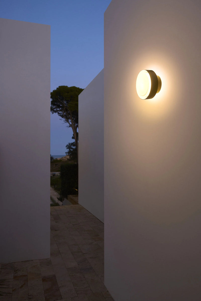 Marset Plaff On 16 ceiling and wall lamp, Rust