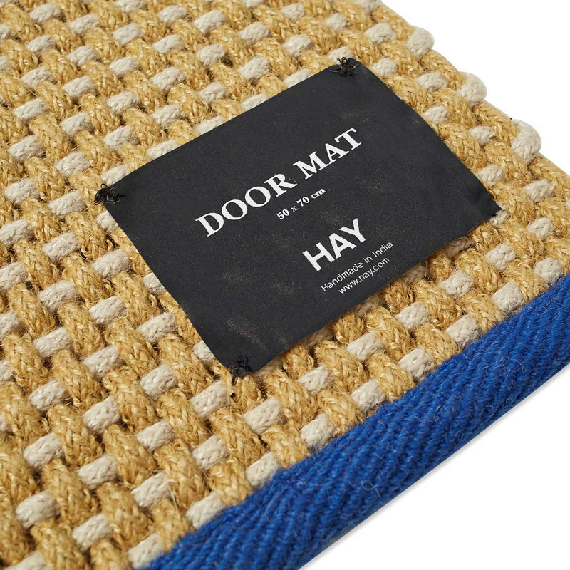 Hay Jute door mat, ochre