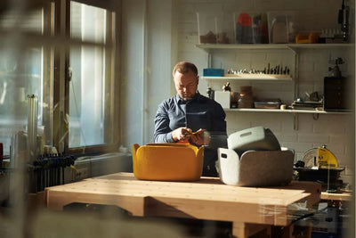 Muuto Restore basket 28 x 28 cm, dusty green