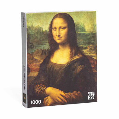 Today is Art Day Mona Lisa 1000 Pieces Jigsaw Puzzle