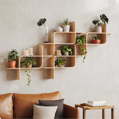 Umbra Montage wall shelf, natural
