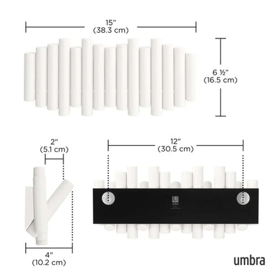 Umbra Picket wall hook, white