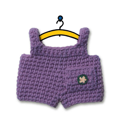 Just Dutch Handmade Crocheted Outfit, Monet Overall