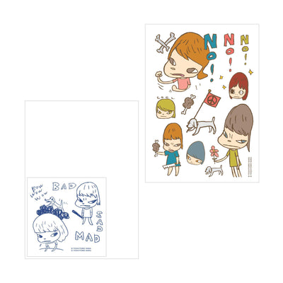 Yoshitomo Nara Temporary Artwork Tattoo , "No! No! No!"