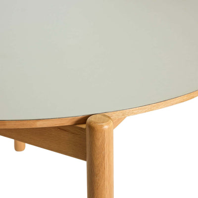 Hubsch Oblique dining table round, grey