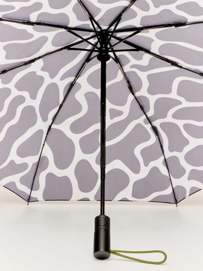 ODH Black & White Ripples Daily Compact Straight Umbrella