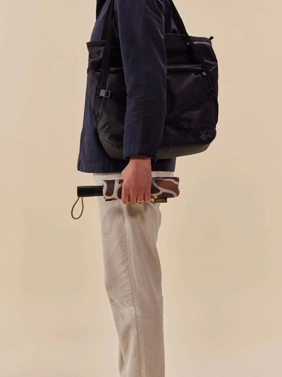 ODH Taupe Ripples Daily Compact Straight Umbrella