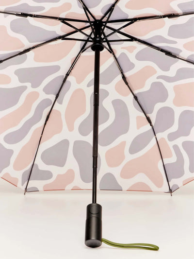 ODH Taupe Ripples Daily Compact Straight Umbrella