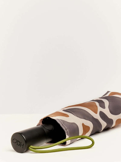 ODH Taupe Ripples Daily Compact Straight Umbrella