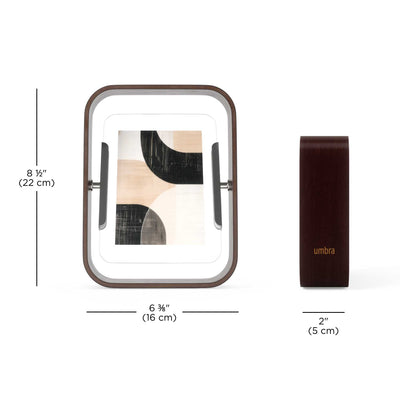 Umbra Bellwood picture frame 4x6, aged walnut