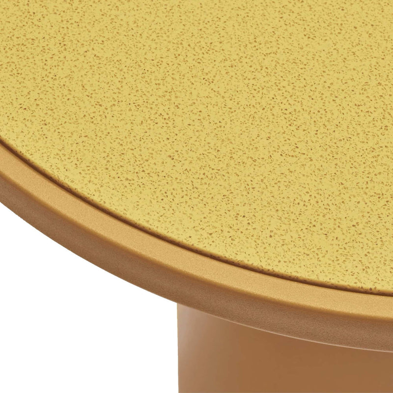 Qeeboo Toto table ø70, glitter mango