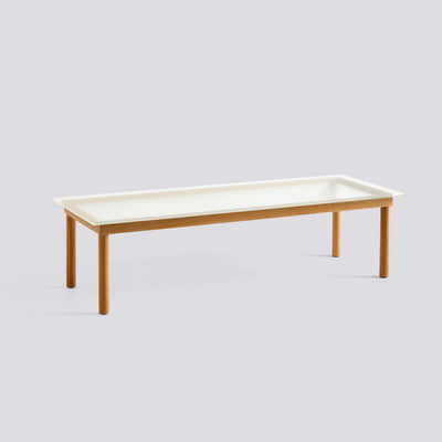 HAY Kofi coffee table with glass top (140x50cm)