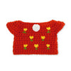 Just Dutch handmade crocheted outfit,  red tulip dress