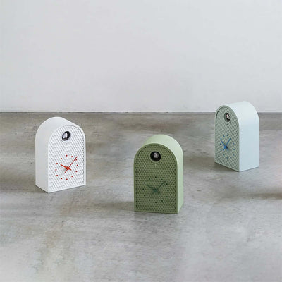 Lemnos COO Cuckoo wall clock, mint