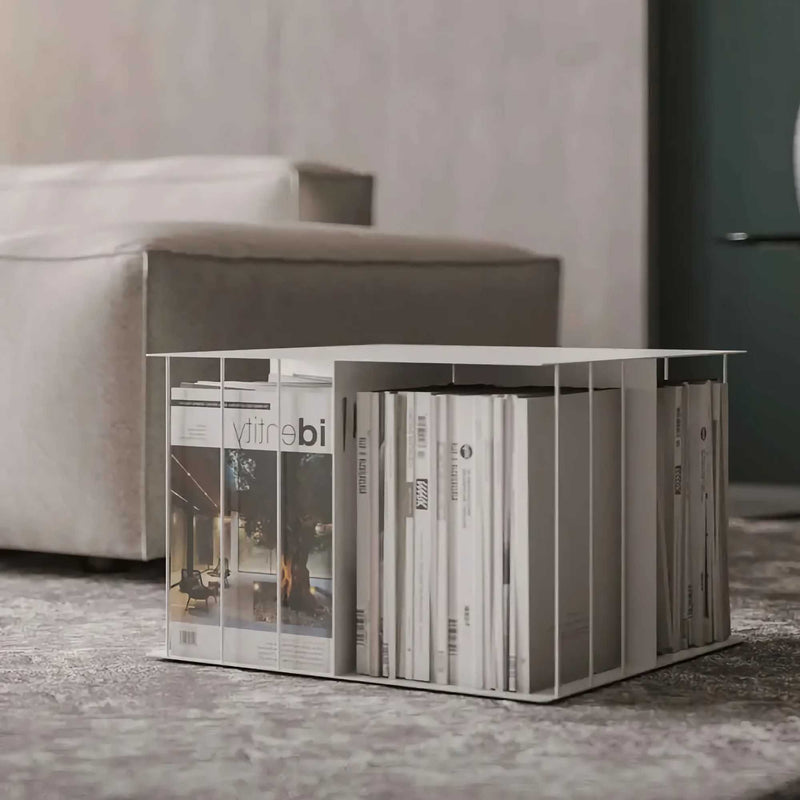 Kriptonite Krossing Rotante Magazine Shelf, Sand Dunes