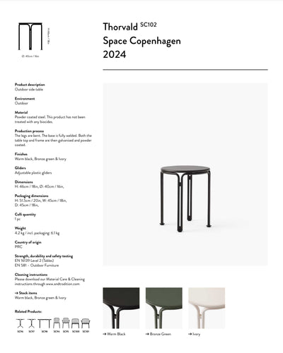 &Tradition Thorvald SC102 side table