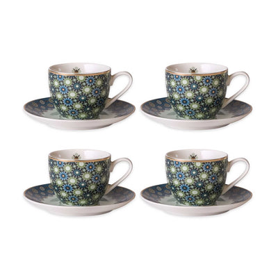 Images d'Orient Espresso cups with saucers set of 4, Andalusia