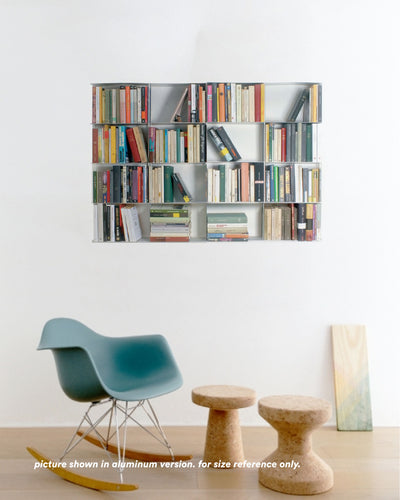 Kriptonite Krossing wall shelf 133x100cm, aluminum